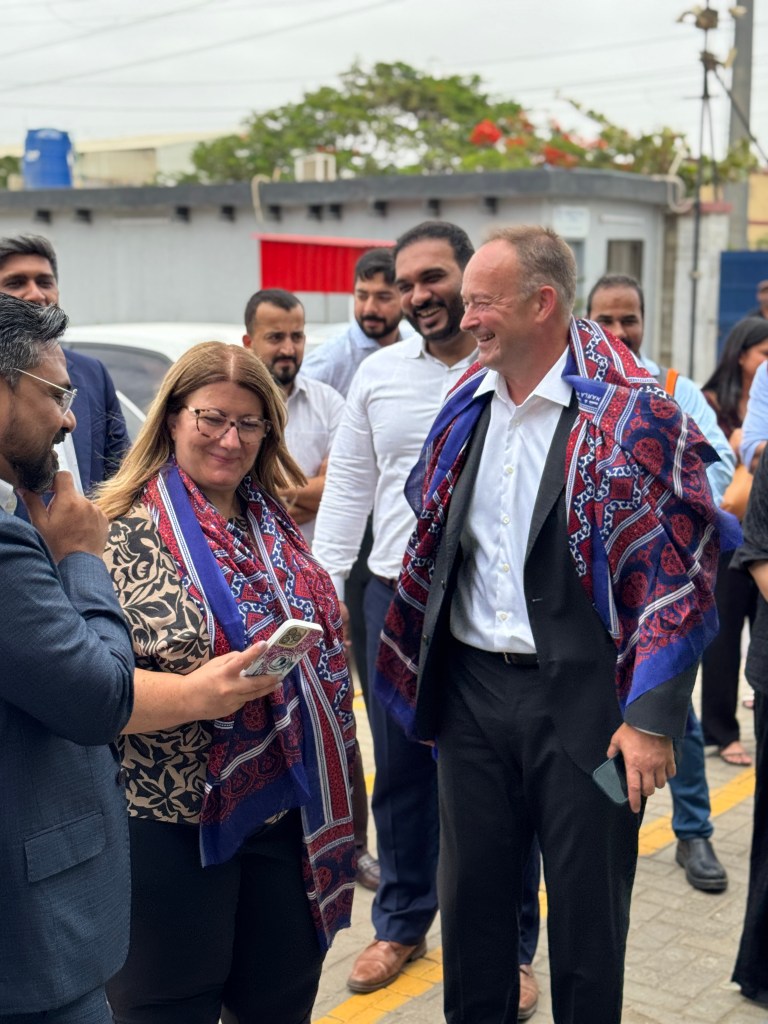 Reckitt and Connect Logistics teams together at the conclusion of the visit in Karachi